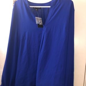 INC Blue Longsleeve Top
